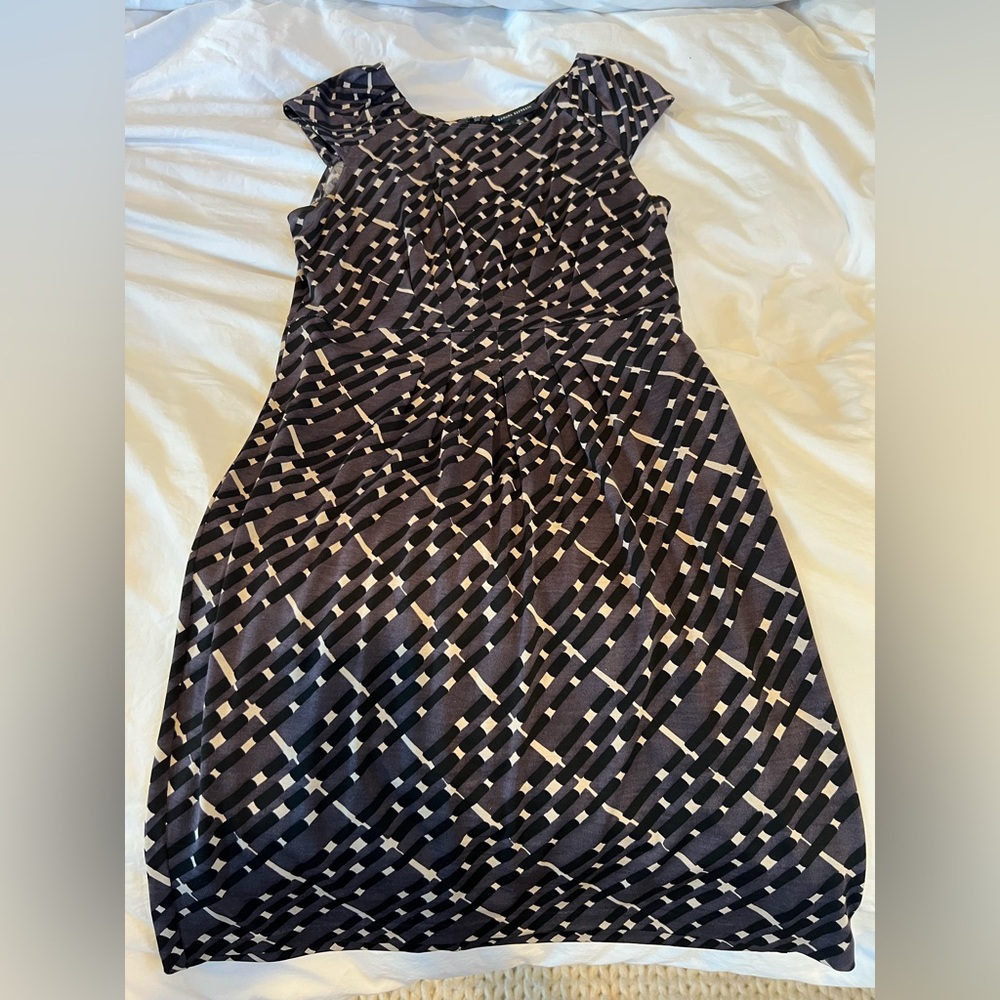 Banana Republic wavy check dress
